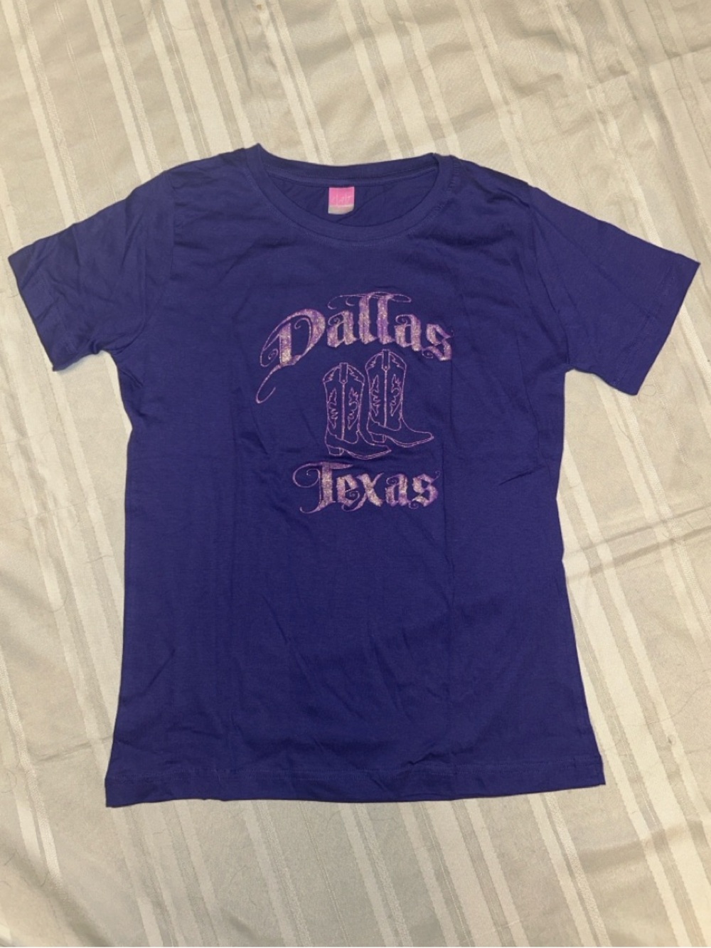 Dallas Texas Purple Graphic Tee